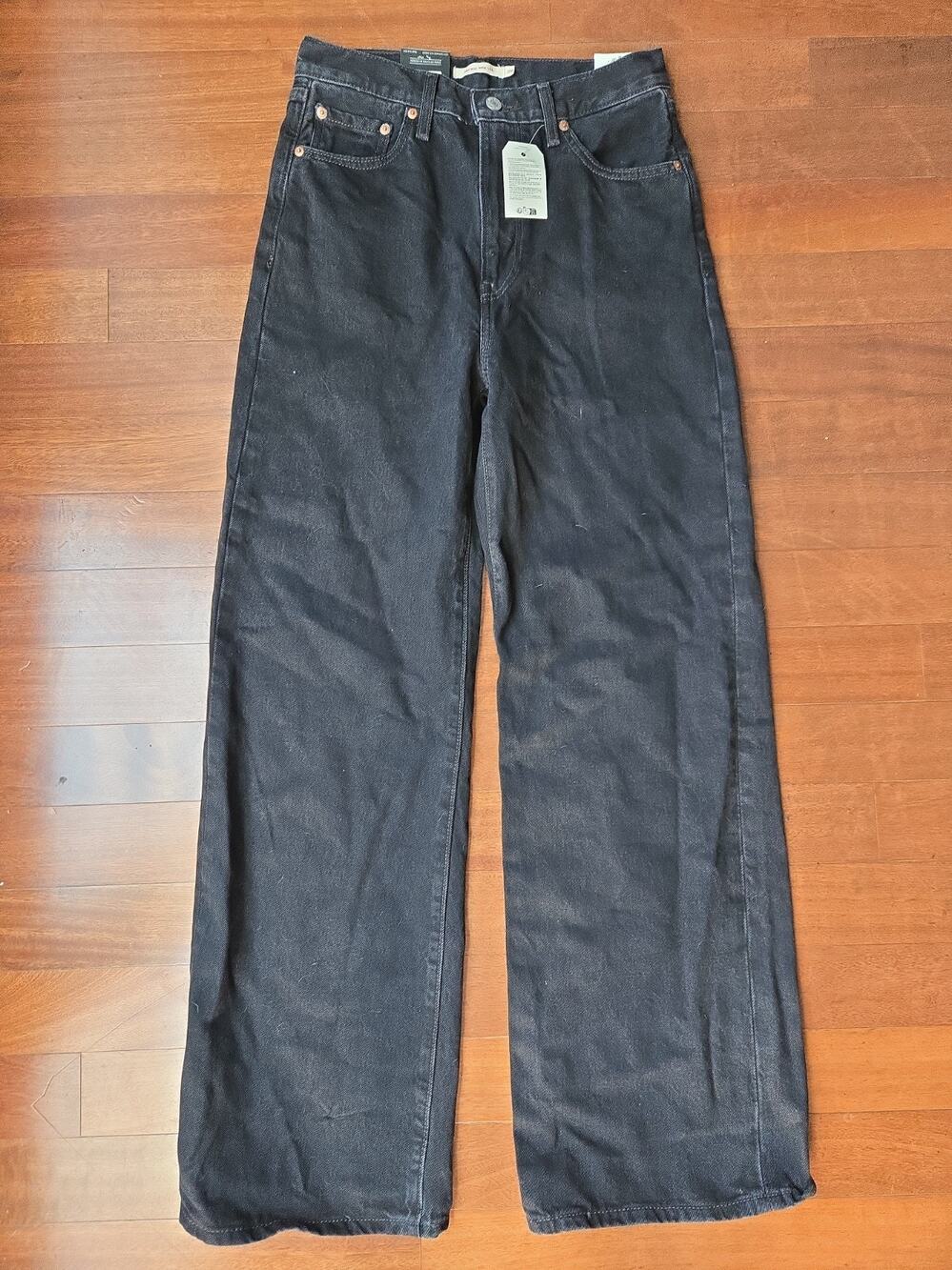 New Levis Premium Ribcage Wide Leg Womens Sz 28x32